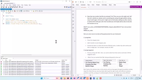 Thumbnail for ITM 111 Fixing bad SQL statments
