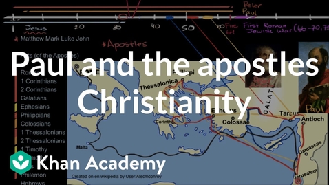 Thumbnail for Paul and the apostles Christianity | World History | Khan Academy