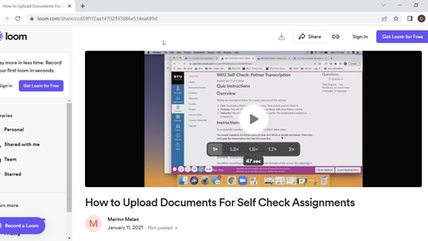 Thumbnail for How to Upload Documents For Self Check Assignments - Google Chrome 2022-05-11 15-57-14