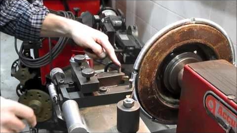 Thumbnail for entry Bench Brake Lathe Movie