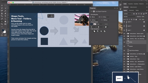 Thumbnail for Shapes, Move, Resizing