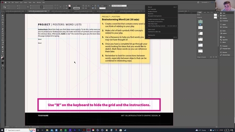 Thumbnail for Art 130 - w09 - 03 - Wordlists + Mindmaps + Sketching Tips