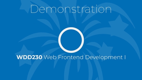 Thumbnail for WDD230 1h Google Font Lab