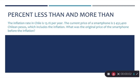 Thumbnail for Percent less than and more than L3 slides 13-16