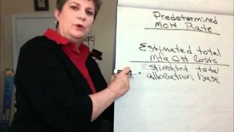 Thumbnail for Calculating Predetermined Overhead Rate