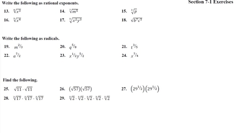 Thumbnail for Math 101 7-1 Solutions 13-29