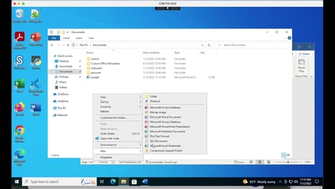 Thumbnail for File Management on Windows