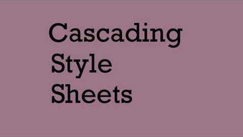 Thumbnail for What is CSS?