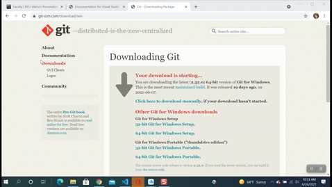Thumbnail for Window Git Installation