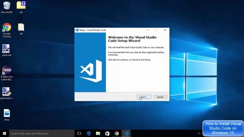 Thumbnail for How to Install Visual Studio Code on Windows 10
