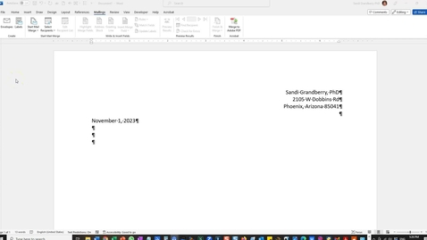 Thumbnail for BUS240_W04_Select_Recipients_MailMerge