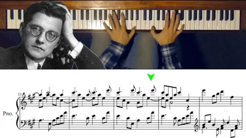 Thumbnail for A Piano Piece with Perfect Harmony (Fugue in A Major by Dmitri Shostakovich)