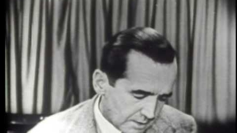 Thumbnail for Edward R. Murrow - See It Now  (March 9, 1954)