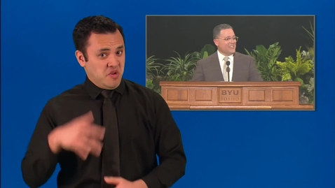 Thumbnail for ASL: Elder Jorge M. Alvarado - &quot;Our Lives As Covenant Life-Long Disciples of Jesus Christ”