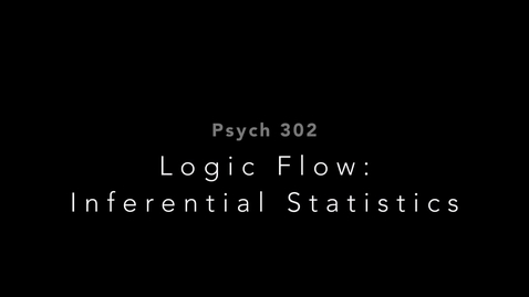 Thumbnail for entry PSYCH302 13 Logic Flow Inferential Statistics 2023-02-24B