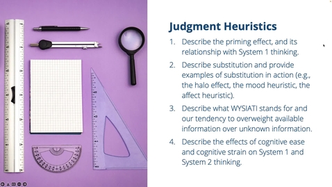 Thumbnail for Judgment-Heuristics