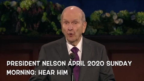 Thumbnail for Russell M Nelson 20a Front Row Seat to What Nephi Saw 1 Nephi 14 14 Power of God Upon Saints Power Great Glory