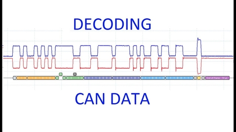 Thumbnail for entry Decoding CAN Bus Data Using the PicoScope