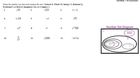 Thumbnail for Math 101 7-4 Solutions 1-12