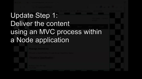 Thumbnail for Update Date: Step 1