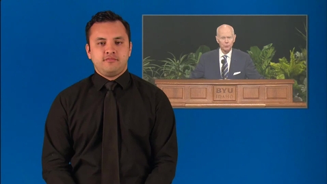 Thumbnail for ASL: Elder Lance B. Wickman - &quot;Don't Shrink! Facing Life's Uncertainties”