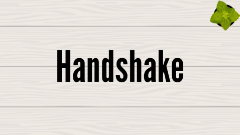 Thumbnail for entry Creating Your Handshake Profile