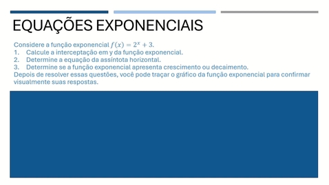 Thumbnail for Exponential Equations (Portuguese)