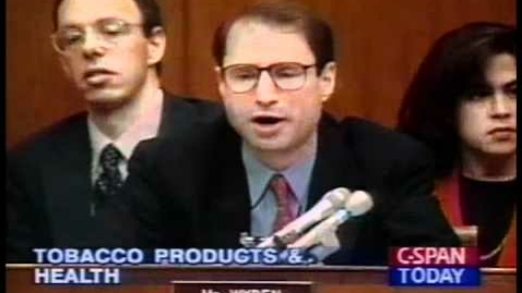 Thumbnail for entry 1994 - Tobacco Company CEOs Testify Before Congress
