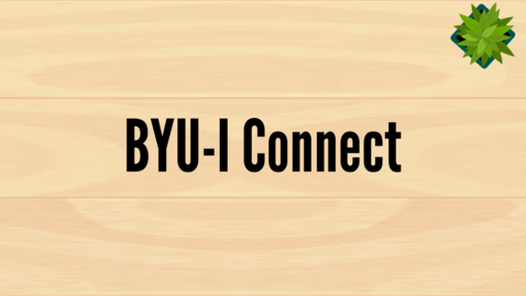 Thumbnail for entry Connecting with Alumni Using BYU-I Connect