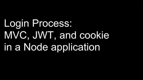 Thumbnail for Authentication &amp; JWT