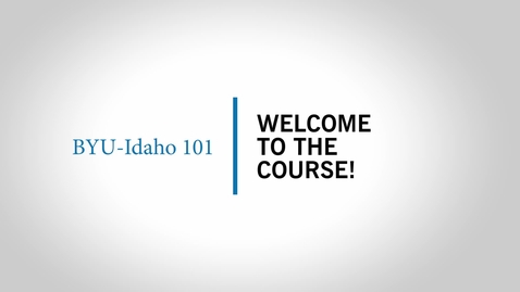 Thumbnail for BYU-Idaho 101: Course Opening with the Merediths
