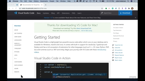 Thumbnail for Mac VSCode Install