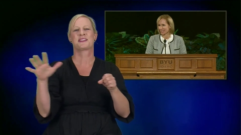 Thumbnail for ASL: Sister Amy A. Wright - &quot;Follow the Prophet&quot;