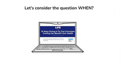 Thumbnail for 3 Evaluating Nutrition Information-WHEN