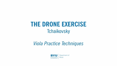 Thumbnail for Viola Practice Techniques - Drone Exercise - Tchaikovsky