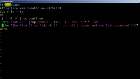 Thumbnail for BASH Scripting Lesson 7: Using FOR Loops