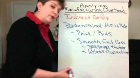 Thumbnail for Why a Predetermined Manufacturing Overhead Rate?
