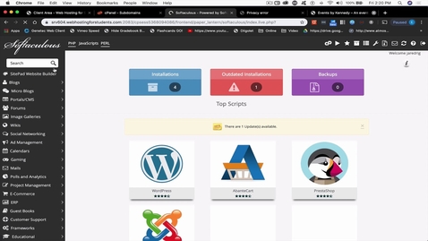 Thumbnail for Installing WordPress Overview (COMM 310)
