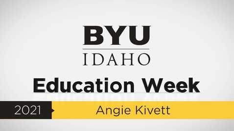 Thumbnail for Angie Kivett - &quot;Enjoyable, Simple &amp; Rewarding: Family History &amp; Temple Work On-The-Go Tools&quot;