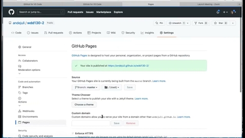 Thumbnail for GitHub Pages Setup