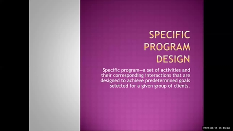 Thumbnail for Specific Program Design