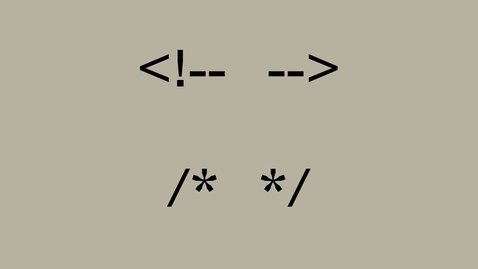 Thumbnail for Using Comments in our Code