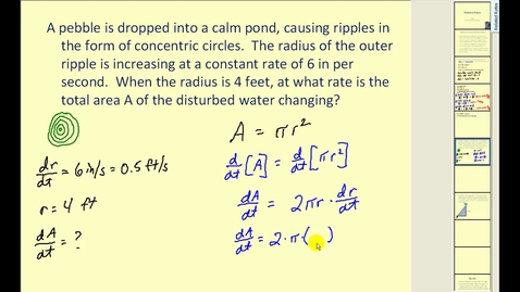 Thumbnail for Related Rates