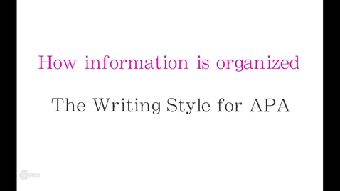 Thumbnail for What is APA Style?