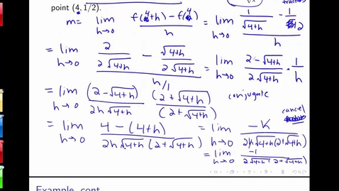 Thumbnail for Section 2.7: Derivatives and Rates of Change