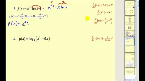Thumbnail for Derivative of the Logarithmic Function