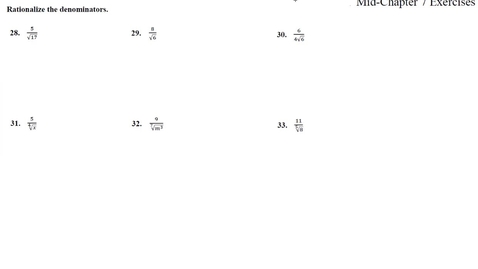 Thumbnail for Math 101 7-Mid Review Solutions 28-33
