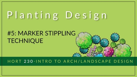 Thumbnail for #5 - Marker Stippling Technique