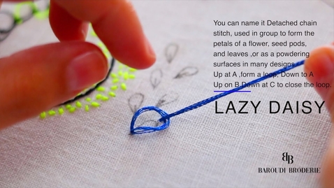 Thumbnail for 101  HAND EMBROIDERY STITCHES FOR BEGINNERS !!-