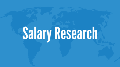 Thumbnail for entry Salary research